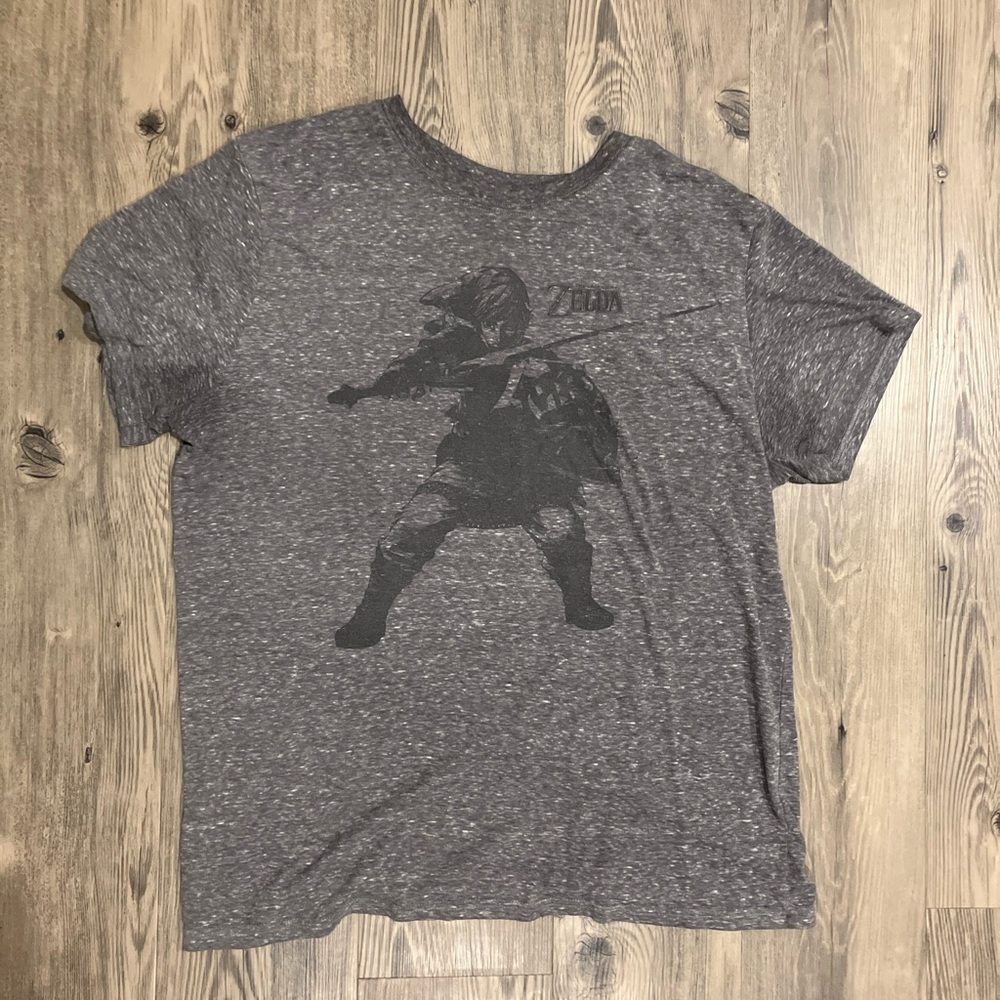 Nintendo Legend of Zelda Grey T-shirt